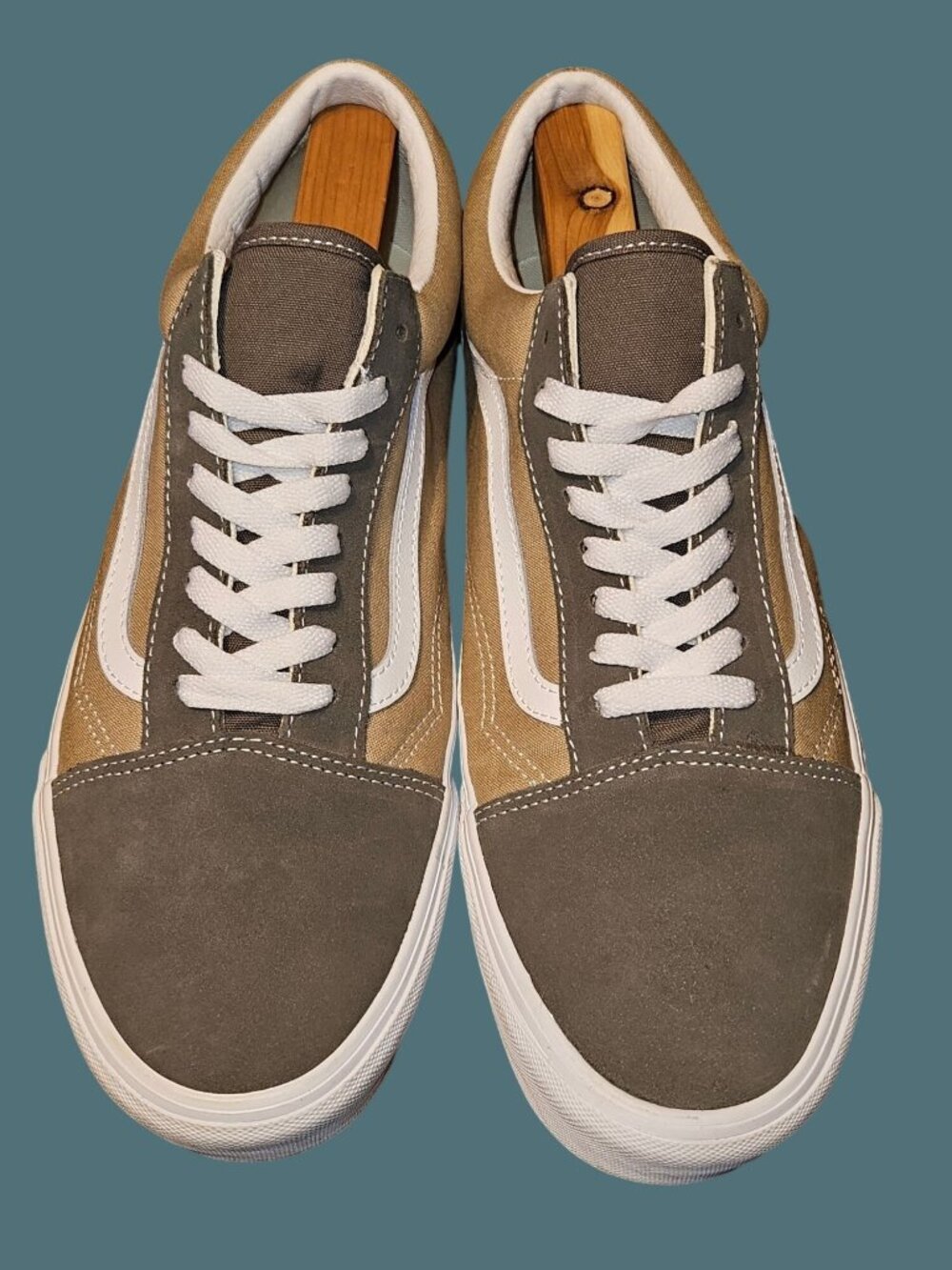 Vans Canvas Suede Skater Sneakers Shoes Unisex Men 11.5 Women 13